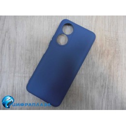 Чехол силиконовый Honor X7 Silicone Cover Nano 2mm темно-синий