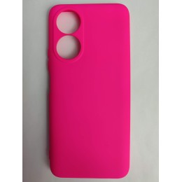 Чехол силиконовый Honor X7 Silicone Cover Nano фуксия