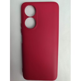 Чехол силиконовый Honor X7 Silicone Cover Nano вишневый