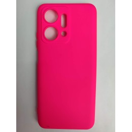 Чехол силиконовый Honor X7A Silicone Cover Nano фуксия
