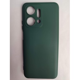 Чехол силиконовый Honor X7A Silicone Cover Nano темно-зеленый