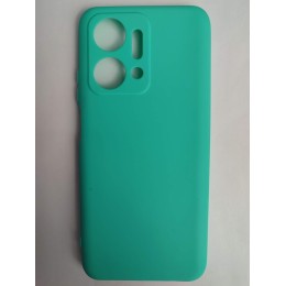 Чехол силиконовый Honor X7A Soft Touch матовый бирюзовый