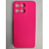 Чехол силиконовый Honor X7C Silicone Case без лого фуксия