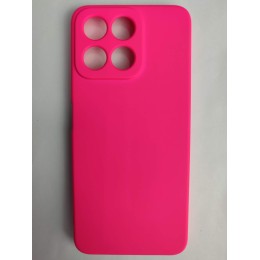 Чехол силиконовый Honor X7C Silicone Case без лого фуксия