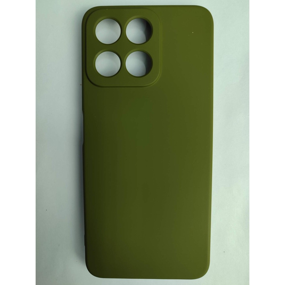 Чехол силиконовый Honor X7C Silicone Case без лого хаки