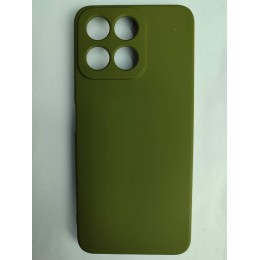 Чехол силиконовый Honor X7C Silicone Case без лого хаки