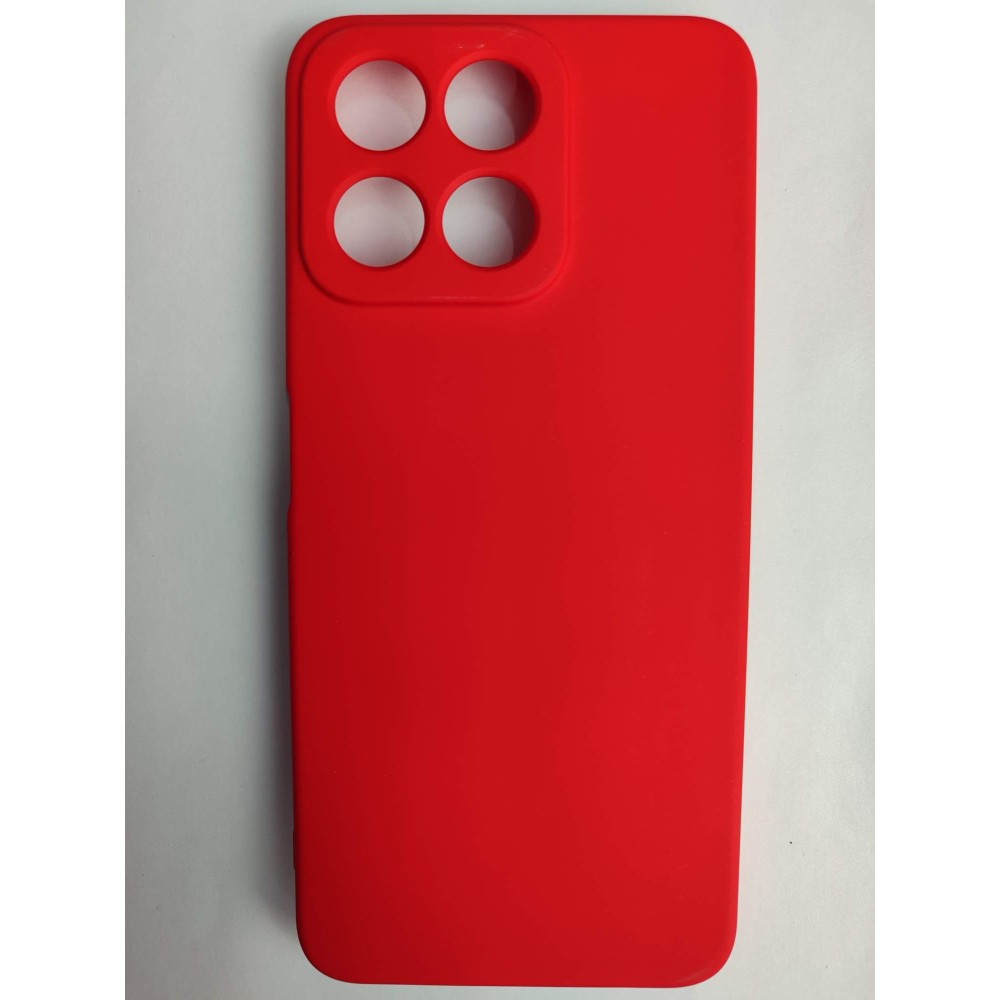 Чехол силиконовый Honor X7C Silicone Case без лого красный