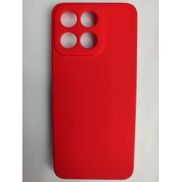 Чехол силиконовый Honor X7C Silicone Case без лого красный