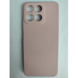 Чехол силиконовый Honor X7C Silicone Case без лого пудра