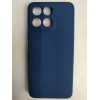 Чехол силиконовый Honor X7C Silicone Case без лого синий
