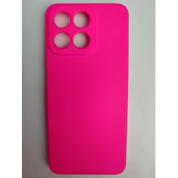 Чехол силиконовый Honor X7C Silicone Cover без лого фуксия