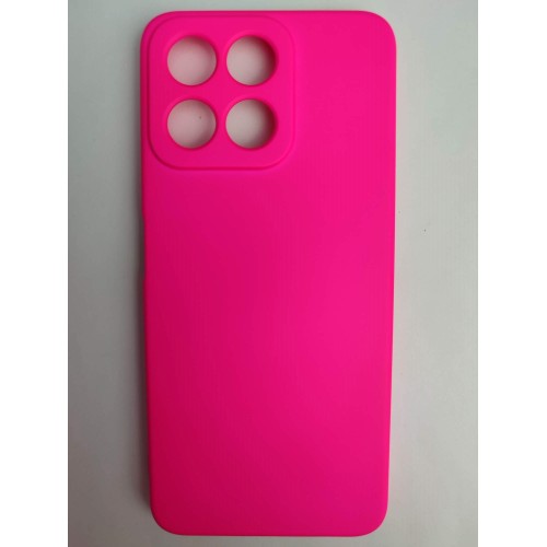 Чехол силиконовый Honor X7C Silicone Cover без лого фуксия