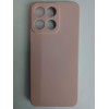 Чехол силиконовый Honor X7C Silicone Cover без лого пудровый