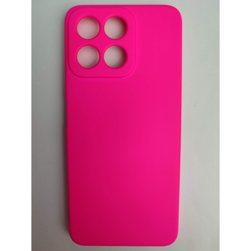 Чехол силиконовый Honor X7C Silicone Cover Nano фуксия