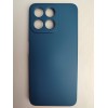 Чехол силиконовый Honor X7C Silicone Cover Nano темно-синий