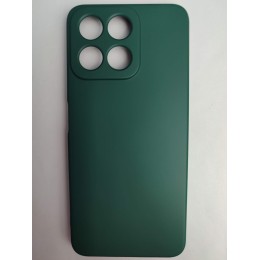 Чехол силиконовый Honor X7C Silicone Cover Nano темно-зеленый