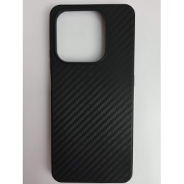 Чехол силиконовый Honor X7D карбон черный