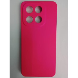 Чехол силиконовый Honor X7D Silicone Cover без лого фуксия