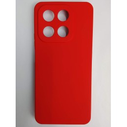 Чехол силиконовый Honor X7D Silicone Cover без лого красный