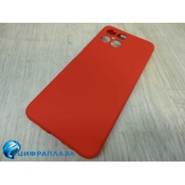 Чехол силиконовый Honor X8 Silicone Cover красный