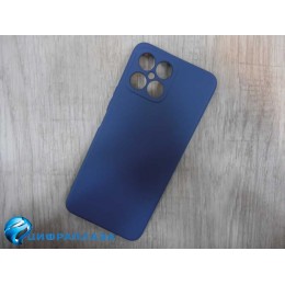 Чехол силиконовый Honor X8 Silicone Cover Nano 2mm темно-синий