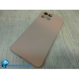 Чехол силиконовый Honor X8 Silicone Cover пудровый