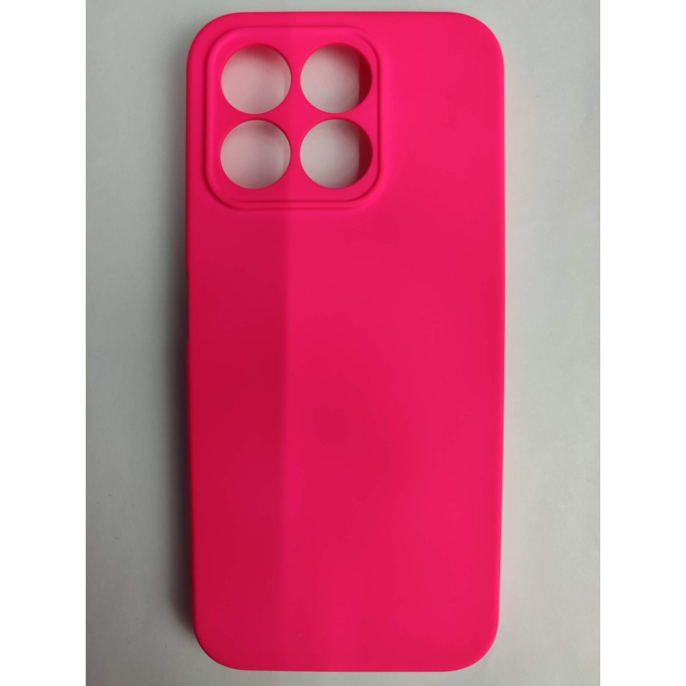 Чехол силиконовый Honor X8B Silicone Case без лого фуксия