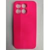 Чехол силиконовый Honor X8B Silicone Case без лого фуксия
