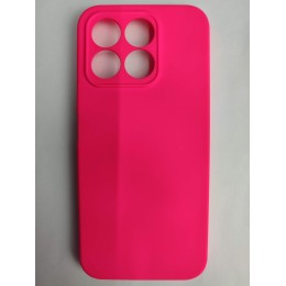 Чехол силиконовый Honor X8B Silicone Case без лого фуксия