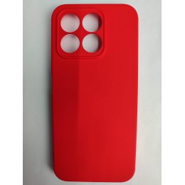 Чехол силиконовый Honor X8B Silicone Case без лого красный