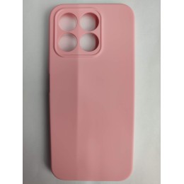 Чехол силиконовый Honor X8B Silicone Case без лого розовый