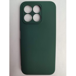 Чехол силиконовый Honor X8B Silicone Cover Nano темно-зеленый