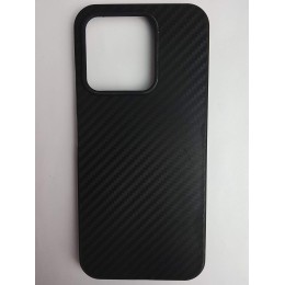 Чехол силиконовый Honor X8C карбон черный