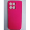 Чехол силиконовый Honor X8C Silicone Case без лого фуксия