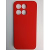 Чехол силиконовый Honor X8C Silicone Case без лого красный