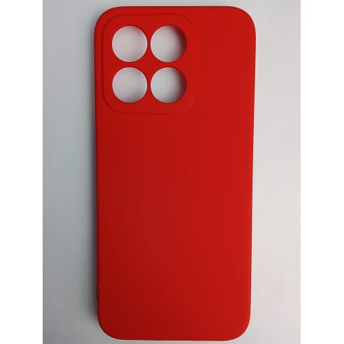 Чехол силиконовый Honor X8C Silicone Case без лого красный