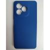 Чехол силиконовый Honor X8D Soft Touch матовый синий
