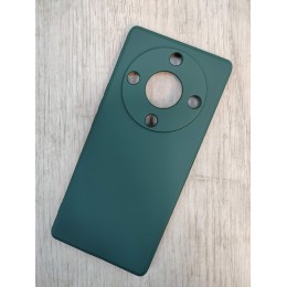 Чехол силиконовый Honor X9A Silicone Case New Era темно-зеленый