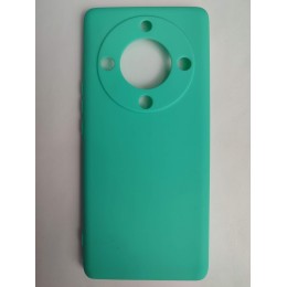 Чехол силиконовый Honor X9A Soft Touch матовый бирюзовый