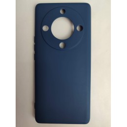 Чехол силиконовый Honor X9A Soft Touch матовый темно-синий