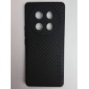 Чехол силиконовый Honor X9C карбон черный