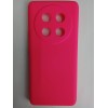 Чехол силиконовый Honor X9C Silicone Cover без лого фуксия