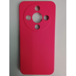 Чехол силиконовый Honor X9D Silicone Cover без лого фуксия