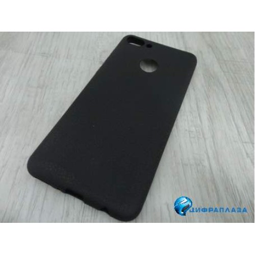 Чехол силиконовый Huawei Enjoy 8 Plus под кожу черный