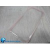 Чехол силиконовый Huawei Honor 8A прозрачный с бледно-розовым контуром