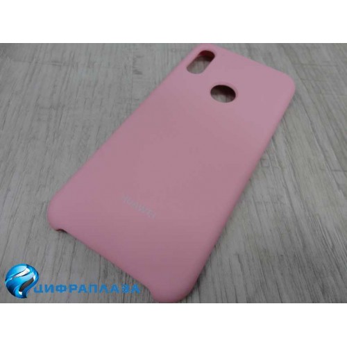 Чехол силиконовый Huawei Honor 8A Silicone Case Soft Touch розовый*