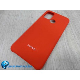 Чехол силиконовый Huawei Honor 9A Silicone Case Soft Touch красный*