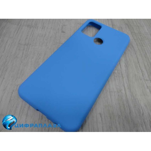 Чехол силиконовый Huawei Honor 9A Silicone Cover Nano 2mm голубой