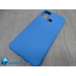 Чехол силиконовый Huawei Honor 9A Silicone Cover Nano голубой
