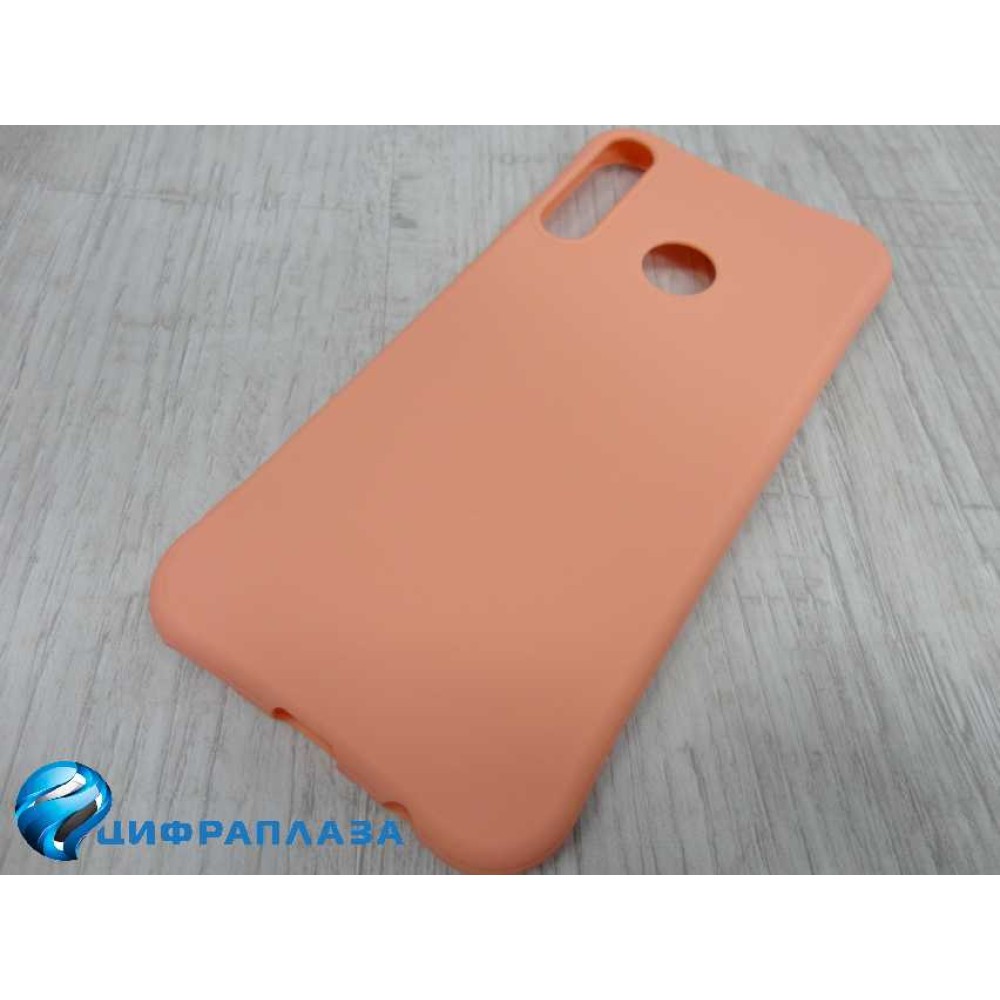 Чехол силиконовый Huawei Honor 9C Slim Stripe папайя